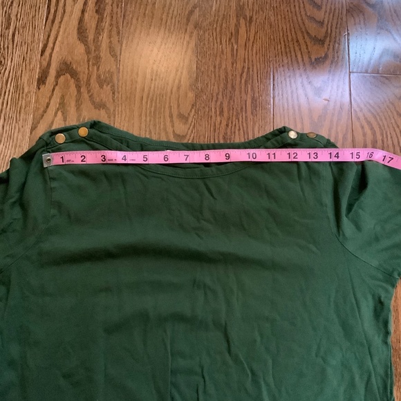 Boat neck Tee long-sleeve. SIZE L. - Picture 7 of 9